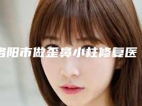 洛阳市做歪鼻小柱修复医生排行榜前十位哪里靠谱-白汀恒医生实力与口碑满分