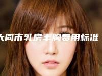大同市乳房丰胸费用标准展示(8月-2月均价为:34871元)