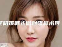 辽阳市韩式微创隆鼻术医院排行前十佳这几个不容错过-辽阳市韩式微创隆鼻术整形医院